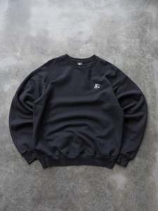 Vintage Sweatshirts: Vintage 90s Black Starter Sweatshirt (M)