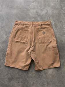 Vintage Tan Carhartt Work Shorts (W33)