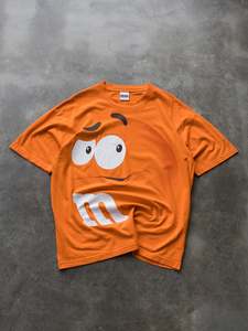 All Vintage2: Vintage Orange M&M's Graphic Tee (XL)