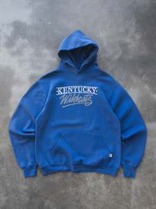Vintage '90s Blue Russell Kentucky Wildcats Hoodie (M)