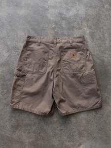 Carpenter Pants: Vintage Brown Carhartt Carpenter Shorts (W32)