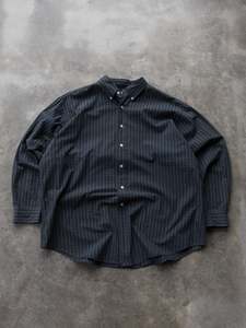 Vintage Shirts: Vintage 00s Navy & Green Plaid Ralph Lauren Shirt (XL)