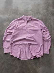 Vintage Pink Ralph Lauren Shirt (XL)
