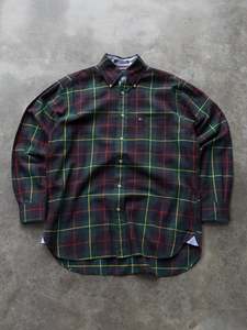 Vintage Shirts: Vintage Green Tommy Hilfiger Check Shirt (S)
