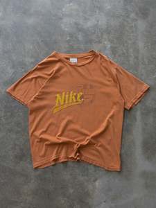 Graphic Tees: Vintage 00s Orange Nike Graphic Tee (L)