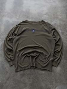 Earth Tones: Vintage 90s Khaki Adidas Long Sleeve (L)