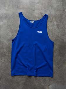 Vintage 00s Blue Reebok Logo Tank (M)