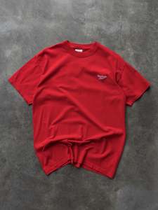 Vintage 00s Red Reebok Logo Tee (L)