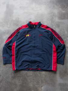 Vintage Navy & Red Jeff Gordon NASCAR Jacket (2XL)