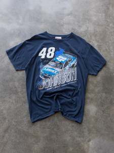 Vintage Harley Davidson: Vintage 00s Jimmie Johnson NASCAR Tee (L)