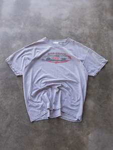 Vintage Harley Davidson: Vintage Grey Kevin Harvick NASCAR Tee (XL)