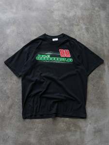 Vintage 00s Black Dale Earnhardt Jr. NASCAR Tee (XL)