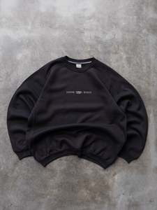 Vintage 00s Black Nike Graphic Sweatshirt (2XL)
