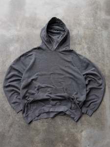 Vintage Grey Nike Swoosh Hoodie (2XL)