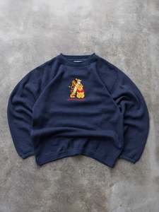Vintage 00s Disney Pooh & Tigger Sweatshirt (L)