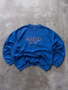 Vintage 90s Blue Reebok Sweatshirt (XL)