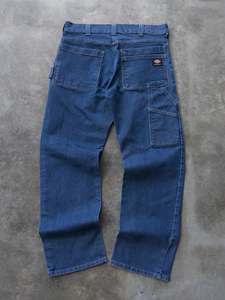 Vintage Blue Dickies Carpenter Jeans (W34)