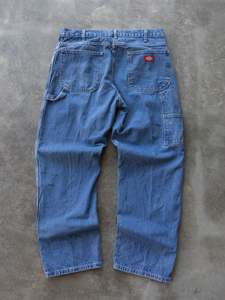 Vintage Blue Dickies Carpenter Jeans (W36)