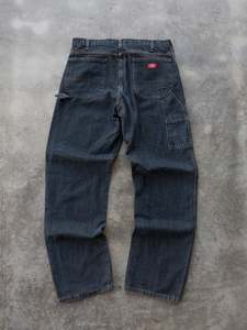 Vintage Dark Blue Dickies Carpenter Jeans (W36)