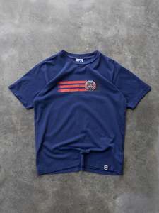 Graphic Tees: Vintage 00s Navy Adidas Graphic Tee (L)