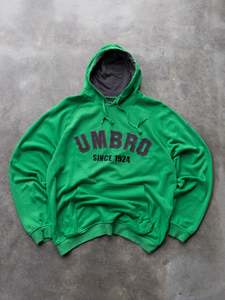 Vintage 00s Green Umbro Hoodie (M)