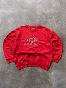 Vintage 90s Red Umbro Sweatshirt (S)