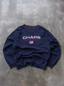 Vintage 00s Navy Chaps Ralph Lauren Sweatshirt (2XL)