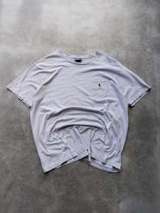 Ralph Lauren: Vintage Grey Polo Ralph Lauren Pocket Tee (XL)