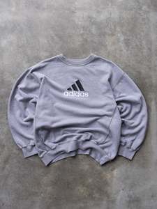 Vintage 00s Grey Adidas Sweatshirt (M)