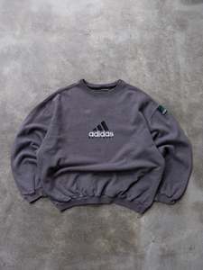 Vintage 90s Grey Adidas Equipment Sweatshirt (S)