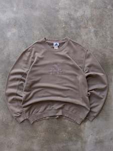 Vintage 90s Brown Adidas Sweatshirt (L)