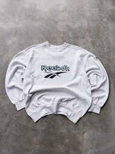 Vintage 90s Grey Reebok Sweatshirt (L)