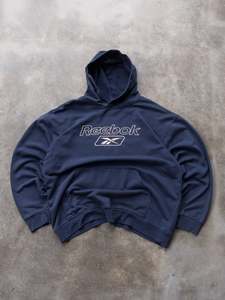 Vintage 00s Navy Reebok Hoodie (L)