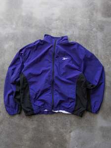 Vintage 00s Purple Reebok Track Jacket (XL)
