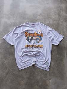 Vintage 2003 Reebok Pittsburgh Steelers 1000th Game Tee (L)