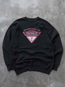 Sale: Vintage Black Bearcats Cincinnati Sweatshirt (XL)