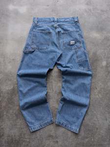 Carpenter Pants: Vintage Levi Strauss Signature Denim Carpenter Pants (W34)