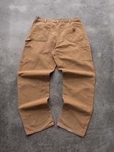 Carpenter Pants: Vintage 00s Brown Carhartt Carpenter Pants (W36)