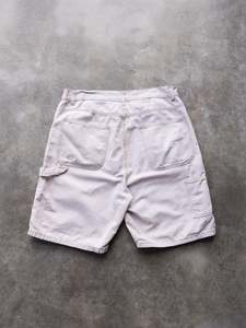 Carpenter Pants: Vintage 00s Cream Gap Carpenter Shorts (W36)