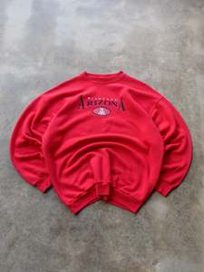 Vintage 90s Red Arizona Wildcats Sweatshirt (XL)