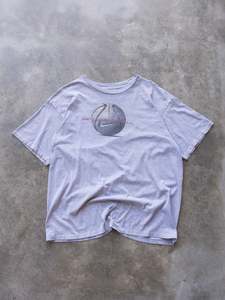 Graphic Tees: Vintage 90s Grey Nike Basketball Graphic Tee (L)