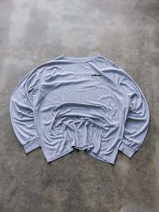 Vintage 90s Grey Adidas Long Sleeve (2XL)