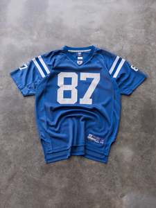 Vintage 00s Reebok Indianapolis Colts Reggie Wayne NFL Jersey (XL)