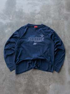Reebok: Vintage 00s Navy Reebok Dallas Cowboys Long Sleeve (L)