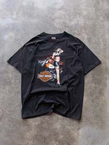 Vintage Harley Davidson: Vintage 2011 Black Harley-Davidson Rapid City Tee (L)