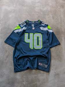 Vintage Nike: Nike Seattle Seahawks Derrick Coleman NFL Jersey (L)
