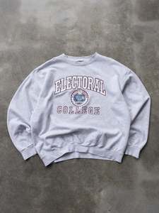 Vintage Sport And College: Vintage Grey Electoral College Sweatshirt (XL)