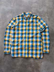 Vintage Shirts: Vintage Multi Colour Lacoste Checked Shirt (M)