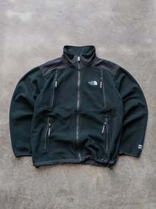 Vintage Black The North Face Denali Fleece Jacket (M)