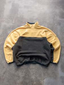 Vintage 90s Nautica Quarter Zip Fleece Sweatshirt (XL)